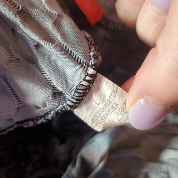 Vizio Collection High-Waist Tie-Dye Jacquard Butt Lift Gym Leggings Size Large - Picture 10 of 13